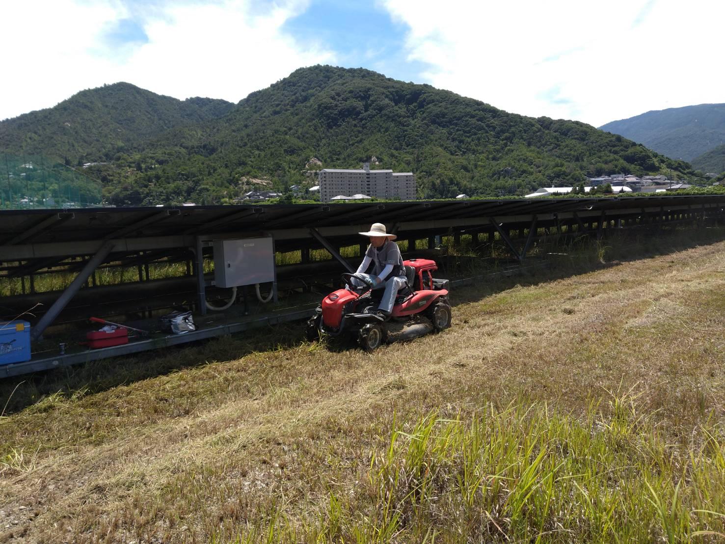 除草機械の導入