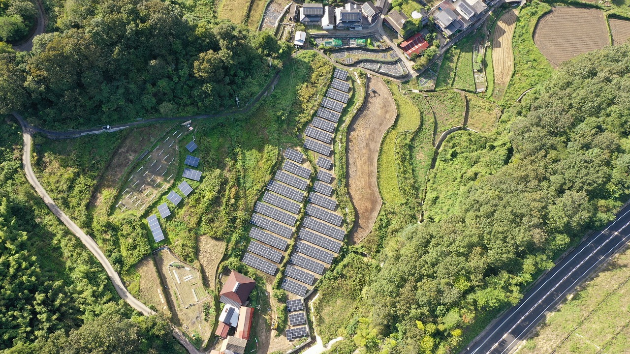 令和3年度：広島県尾道市御調町250kW　設計・施工EPC1式