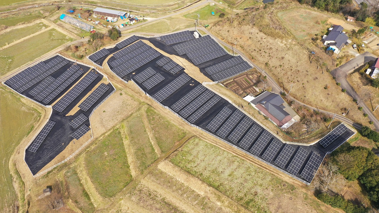 令和4年度：広島県庄原市742.5kW　設計・施工EPC1式