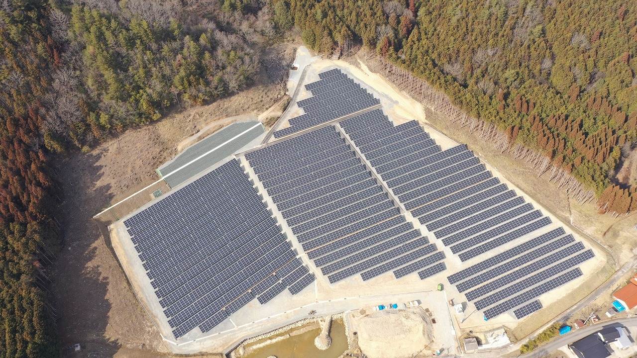 令和4年度：広島県安芸高田市2,800kW　電気施工