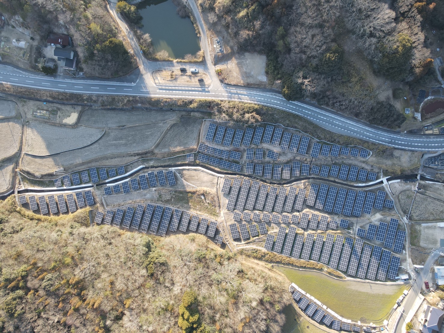 令和4年度：広島県三原市891kW　設計・施工EPC1式