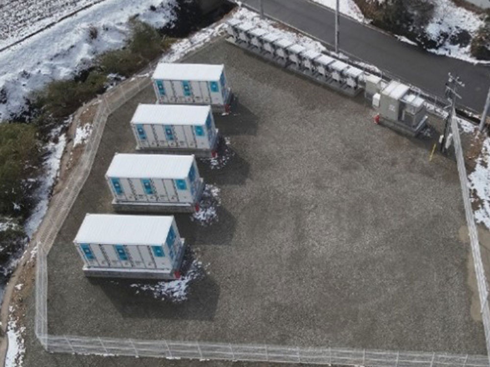 令和5～6年度：北広島蓄電所：2000kW＆8000kwh　HUAWEI＆WaveEnergy